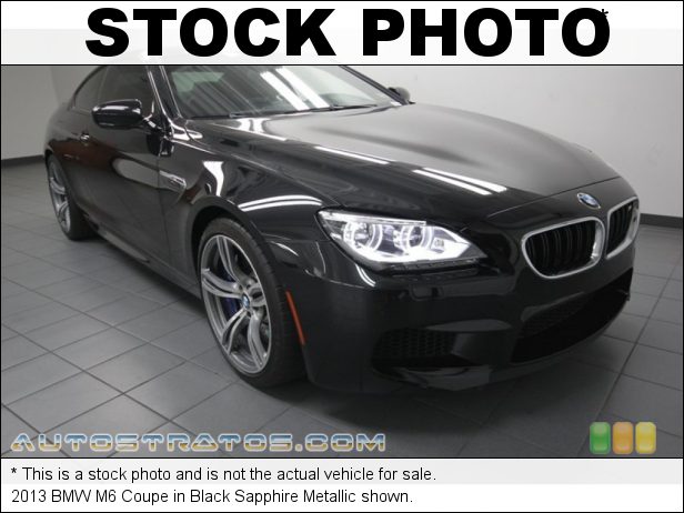 Stock photo for this 2013 BMW M6 Coupe 4.4 Liter DI M TwinPower Turbocharged DOHC 32-Valve VVT V8 7 Speed M DCT Double Clutch Automatic