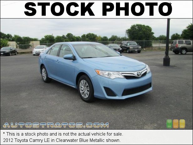 Stock photo for this 2012 Toyota Camry  2.5 Liter DOHC 16-Valve Dual VVT-i 4 Cylinder 6 Speed ECT-i Automatic