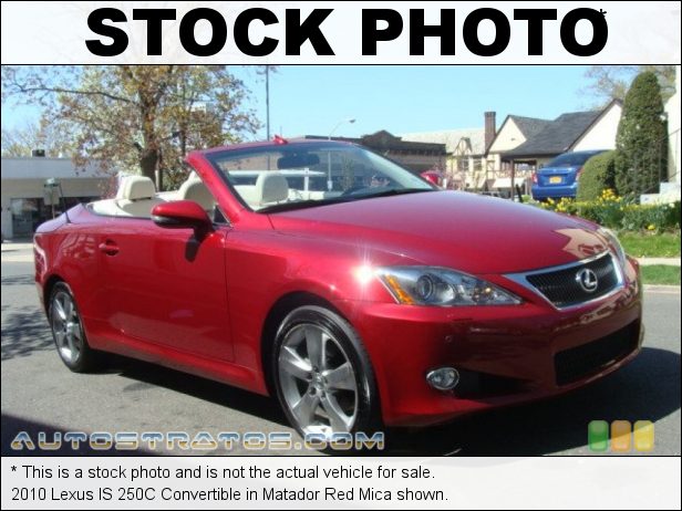 Stock photo for this 2010 Lexus IS 250C Convertible 2.5 Liter DOHC 24-Valve Dual VVT-i V6 6 Speed Paddle-Shift Automatic
