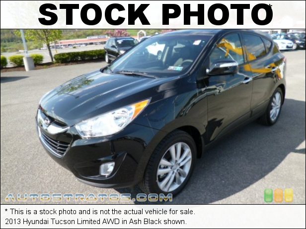 Stock photo for this 2013 Hyundai Tucson AWD 2.4 Liter DOHC 16-Valve CVVT 4 Cylinder 6 Speed SHIFTRONIC Automatic
