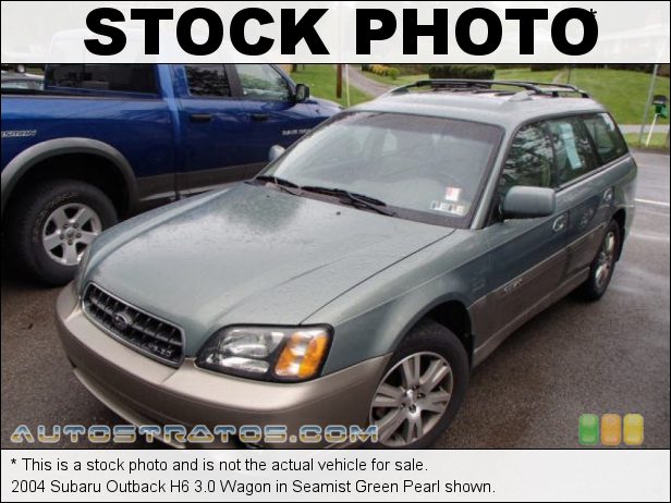 Stock photo for this 2004 Subaru Outback H6 3.0 Wagon 3.0 Liter DOHC 24-Valve Flat 6 Cylinder 4 Speed Automatic
