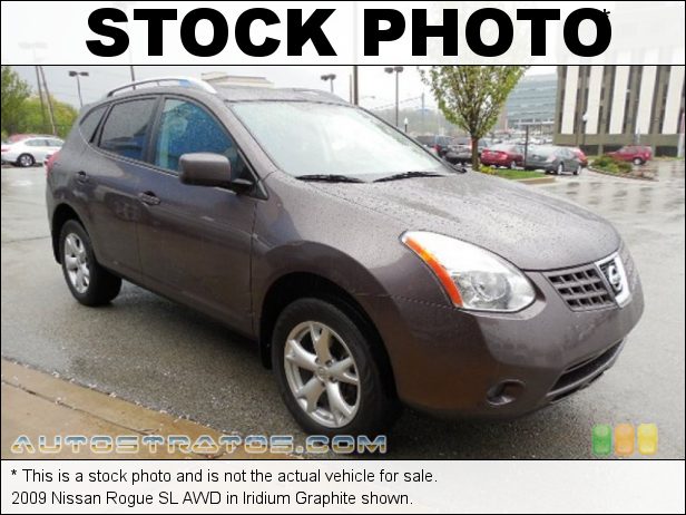 Stock photo for this 2009 Nissan Rogue SL AWD 2.5 Liter DOHC 16-Valve CVTCS 4 Cylinder Xtronic CVT Automatic