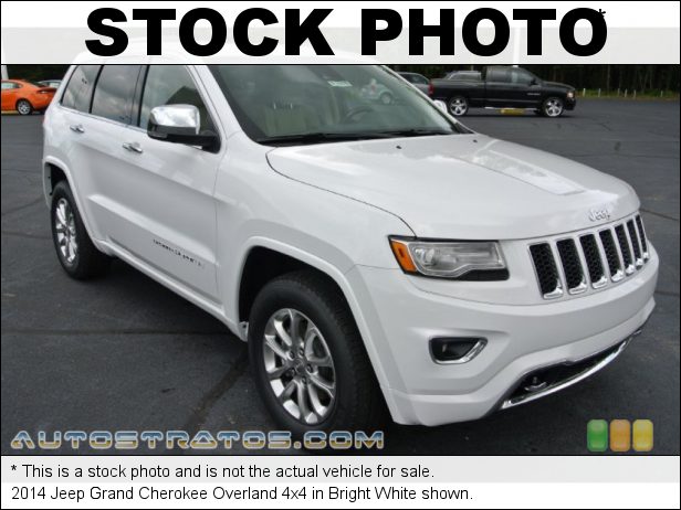 Stock photo for this 2014 Jeep Grand Cherokee Overland 4x4 3.6 Liter DOHC 24-Valve VVT Pentastar V6 8 Speed Automatic