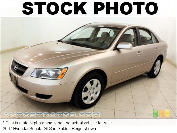 Stock photo for this 2007 Hyundai Sonata GLS 2.4 Liter DOHC 16V VVT 4 Cylinder 4 Speed Shiftronic Automatic