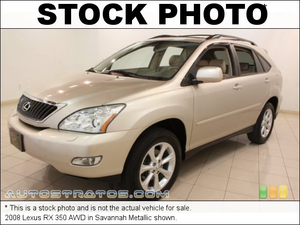 Stock photo for this 2008 Lexus RX 350 AWD 3.5 Liter DOHC 24-Valve VVT V6 5 Speed Automatic