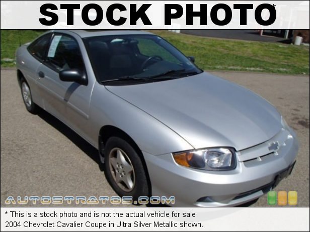 Stock photo for this 2004 Chevrolet Cavalier Coupe 2.2 Liter DOHC 16-Valve 4 Cylinder 5 Speed Manual