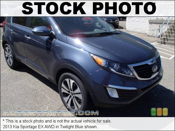 Stock photo for this 2013 Kia Sportage EX AWD 2.4 Liter DOHC 16-Valve CVVT 4 Cylinder 6 Speed Automatic