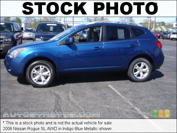 Stock photo for this 2008 Nissan Rogue AWD 2.5 Liter DOHC 16V VVT 4 Cylinder Xtronic CVT Automatic