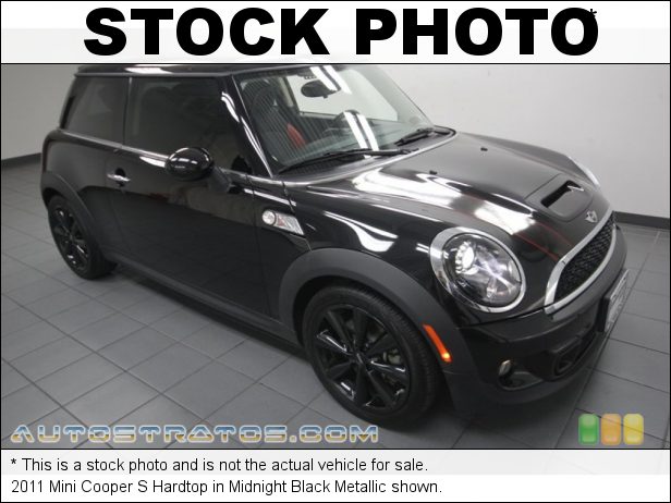 Stock photo for this 2011 Mini Cooper S Hardtop 1.6 Liter Twin-Scroll Turbocharged DI DOHC 16-Valve VVT 4 Cylind 6 Speed Steptronic Automatic