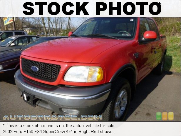 Stock photo for this 2002 Ford F150 SuperCrew 4x4 5.4 Liter SOHC 16V Triton V8 4 Speed Automatic Stock photo for this 2002 Ford F150 SuperCrew 4x4 5.4 Liter SOHC 16V Triton V8 4 Speed Automatic