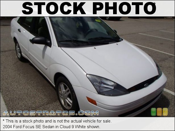 Stock photo for this 2004 Ford Focus SE Sedan 2.0 Liter DOHC 16-Valve 4 Cylinder 4 Speed Automatic