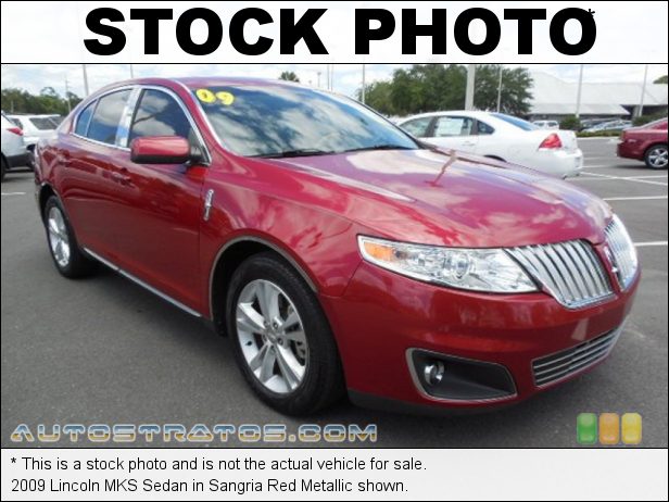 Stock photo for this 2009 Lincoln MKS Sedan 3.7 Liter DOHC 24-Valve VVT Duratec 37 V6 6 Speed Select Shift Automatic
