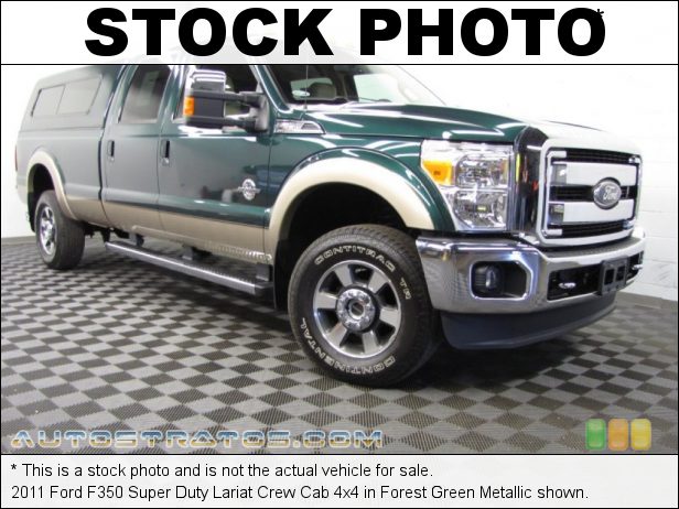 Stock photo for this 2011 Ford F350 Super Duty Lariat Crew Cab 4x4 6.7 Liter OHV 32-Valve B20 Power Stroke Turbo-Diesel V8 6 Speed TorqShift Automatic