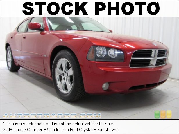 Stock photo for this 2008 Dodge Charger R/T 5.7 Liter HEMI OHV 16-Valve V8 5 Speed Autostick Automatic