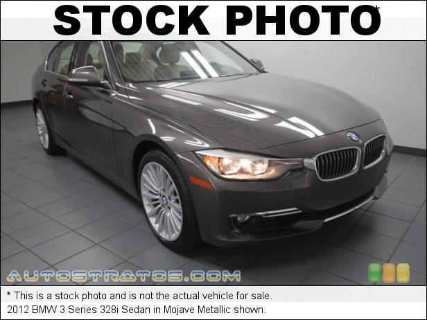 Stock photo for this 2012 BMW 3 Series 328i Sedan 2.0 Liter DI TwinPower Turbocharged DOHC 16-Valve VVT 4 Cylinder 8 Speed Steptronic Automatic