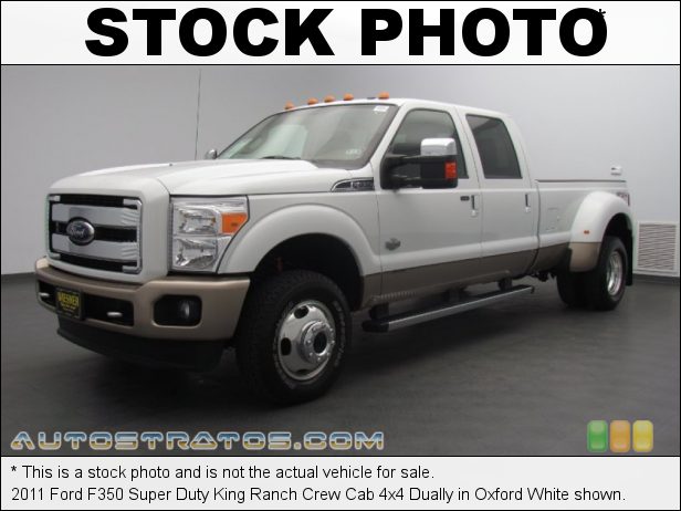 Stock photo for this 2011 Ford F350 Super Duty Crew Cab 4x4 Dually 6.7 Liter OHV 32-Valve B20 Power Stroke Turbo-Diesel V8 6 Speed TorqShift Automatic