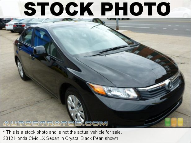 Stock photo for this 2012 Honda Civic LX Sedan 1.8 Liter SOHC 16-Valve i-VTEC 4 Cylinder 5 Speed Automatic