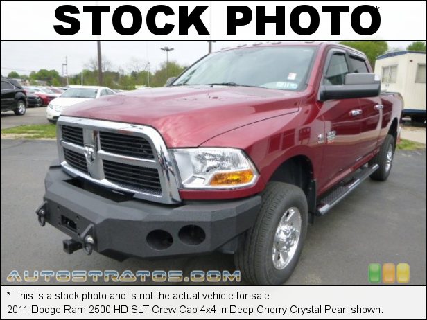 Stock photo for this 2011 Dodge Ram 2500 HD Crew Cab 4x4 6.7 Liter OHV 24-Valve Cummins VGT Turbo-Diesel Inline 6 Cylinde 6 Speed Automatic