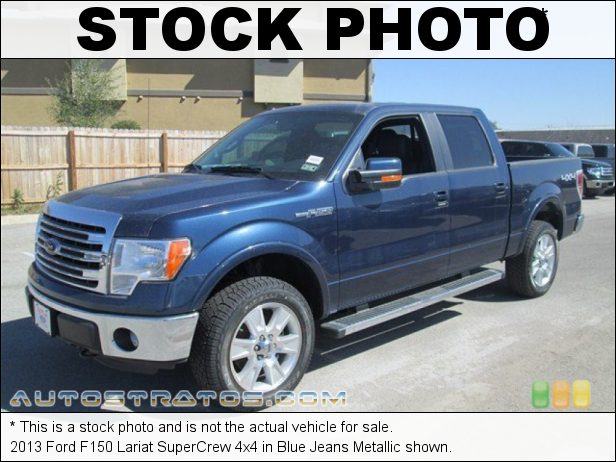 Stock photo for this 2013 Ford F150 Lariat SuperCrew 4x4 5.0 Liter Flex-Fuel DOHC 32-Valve Ti-VCT V8 6 Speed Automatic