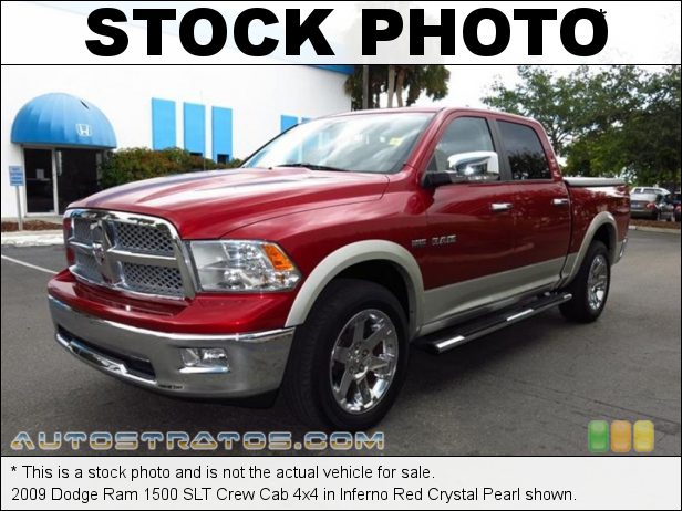 Stock photo for this 2009 Dodge Ram 1500 Crew Cab 4x4 5.7 Liter HEMI OHV 16-Valve VVT MDS V8 5 Speed Automatic