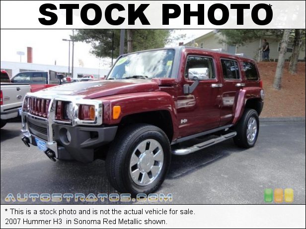 Stock photo for this 2007 Hummer H3  3.7 Liter DOHC 20-Valve Inline 5 Cylinder 5 Speed Manual