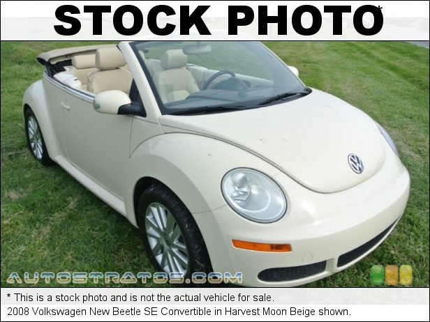 Stock photo for this 2008 Volkswagen New Beetle SE Convertible 2.5L DOHC 20V 5 Cylinder 6 Speed Tiptronic Automatic