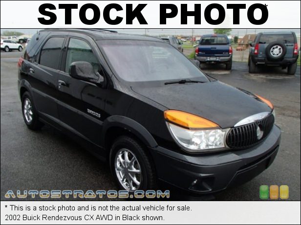 Stock photo for this 2002 Buick Rendezvous CX AWD 3.4 Liter OHV 12-Valve V6 4 Speed Automatic