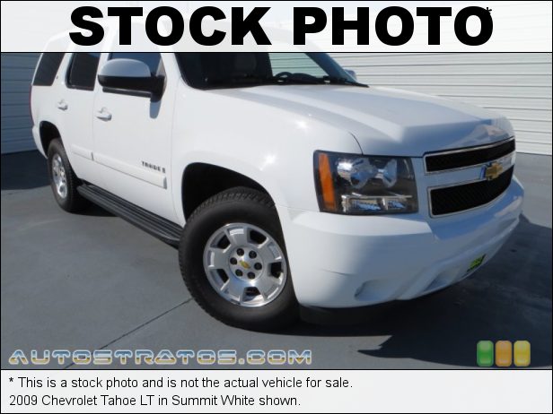 Stock photo for this 2009 Chevrolet Tahoe  5.3 Liter Flex-Fuel OHV 16-Valve Vortec V8 6 Speed Automatic