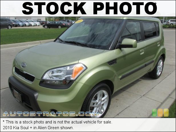 Stock photo for this 2010 Kia Soul + 2.0 Liter DOHC 16-Valve CVVT 4 Cylinder 5 Speed Manual