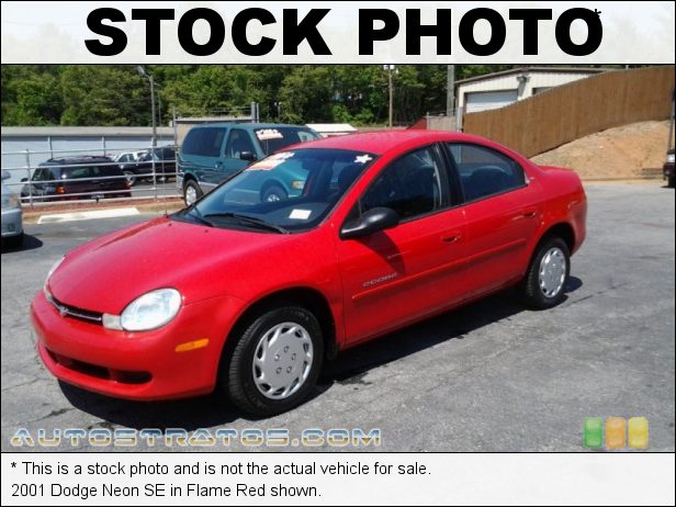 Stock photo for this 2001 Dodge Neon  2.0 Liter SOHC 16-Valve 4 Cylinder 3 Speed Automatic