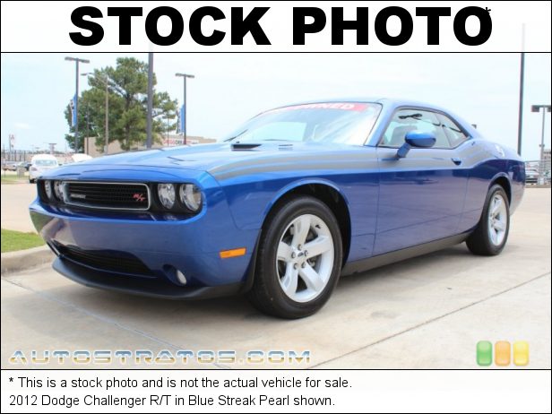 Stock photo for this 2012 Dodge Challenger R/T 5.7 Liter HEMI OHV 16-Valve MDS V8 6 Speed Manual