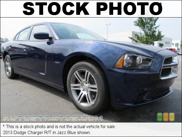 Stock photo for this 2013 Dodge Charger R/T 5.7 Liter HEMI OHV 16-Valve VVT V8 5 Speed Automatic
