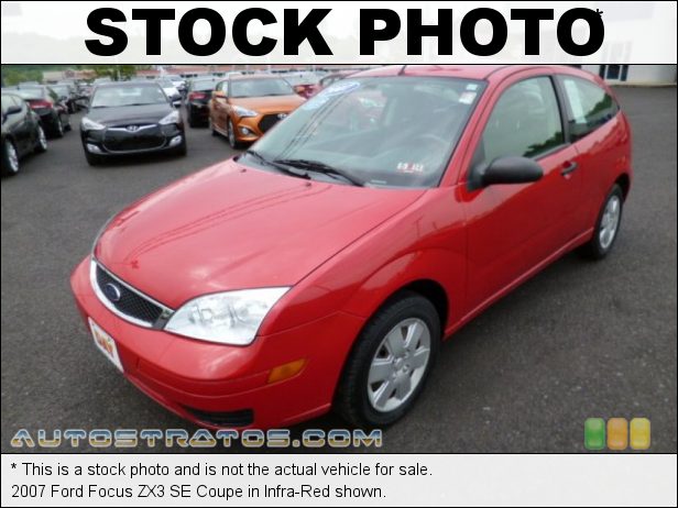 Stock photo for this 2007 Ford Focus ZX3 Coupe 2.0 Liter DOHC 16-Valve 4 Cylinder 5 Speed Manual