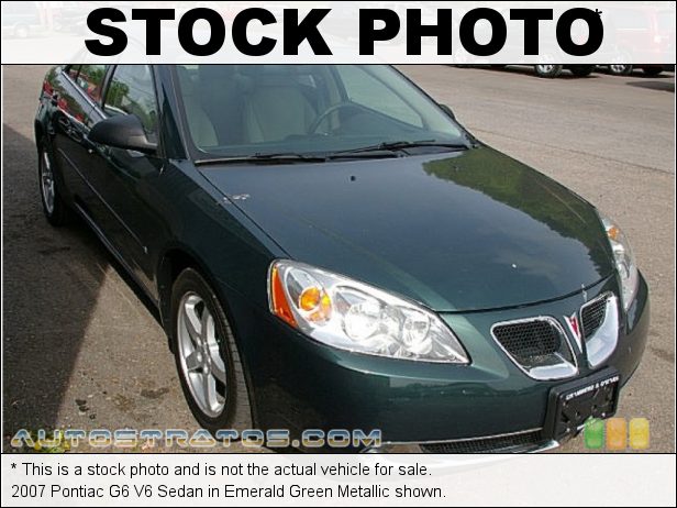 Stock photo for this 2007 Pontiac G6 V6 Sedan 3.5 Liter OHV 12-Valve V6 4 Speed Automatic