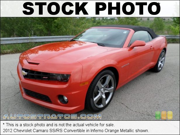 Stock photo for this 2012 Chevrolet Camaro Convertible 6.2 Liter OHV 16-Valve V8 6 Speed TAPshift Automatic