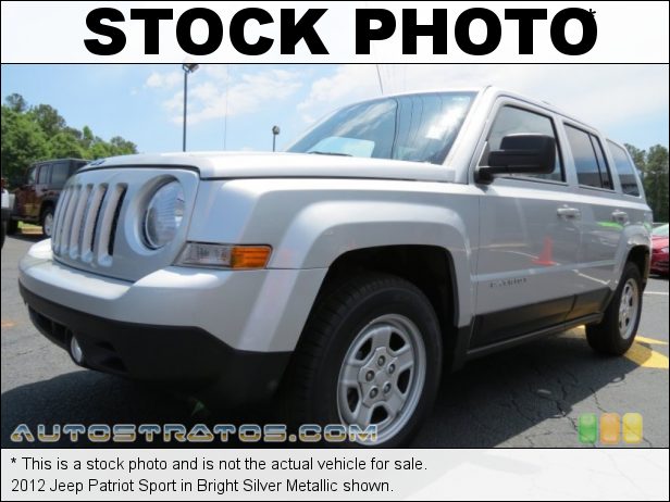 Stock photo for this 2012 Jeep Patriot Sport 2.0 Liter DOHC 16-Valve Dual VVT 4 Cylinder 5 Speed Manual