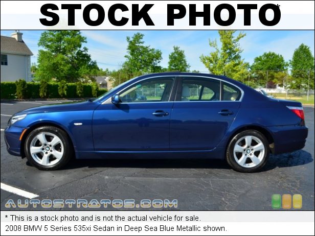 Stock photo for this 2008 BMW 5 Series 535xi Sedan 3.0L Twin Turbocharged DOHC 24V VVT Inline 6 Cylinder 6 Speed Manual