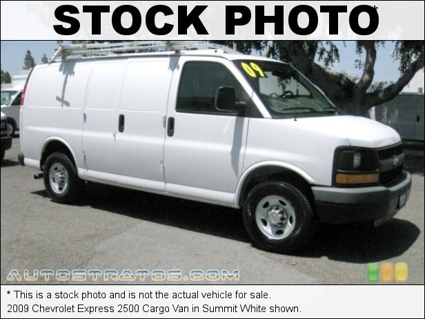 Stock photo for this 2009 Chevrolet Express 2500 Cargo Van 4.8 Liter OHV 16-Valve Vortec V8 4 Speed Automatic