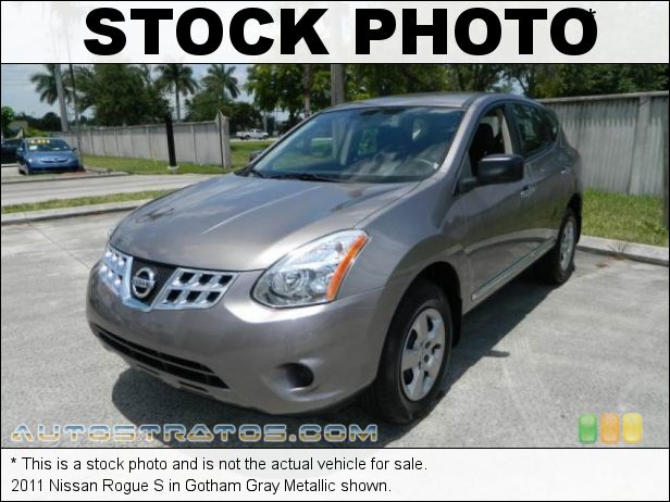 Stock photo for this 2011 Nissan Rogue S 2.5 Liter DOHC 16-Valve CVTCS 4 Cylinder Xtronic CVT Automatic