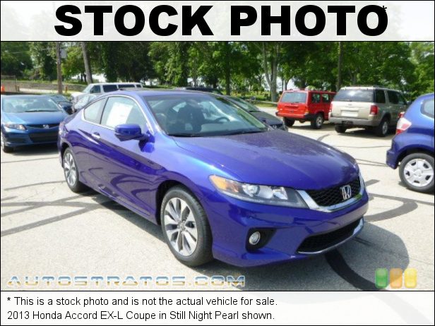 Stock photo for this 2013 Honda Accord EX-L Coupe 2.4 Liter Earth Dreams DI DOHC 16-Valve i-VTEC 4 Cylinder CVT Automatic