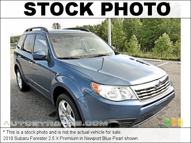 Stock photo for this 2010 Subaru Forester 2.5 X Premium 2.5 Liter SOHC 16-Valve VVT Flat 4 Cylinder 4 Speed Sportshift Automatic