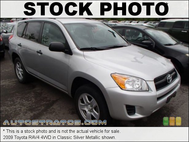 Stock photo for this 2009 Toyota RAV4 4WD 2.5 Liter DOHC 16-Valve Dual VVT-i 4 Cylinder 4 Speed Automatic