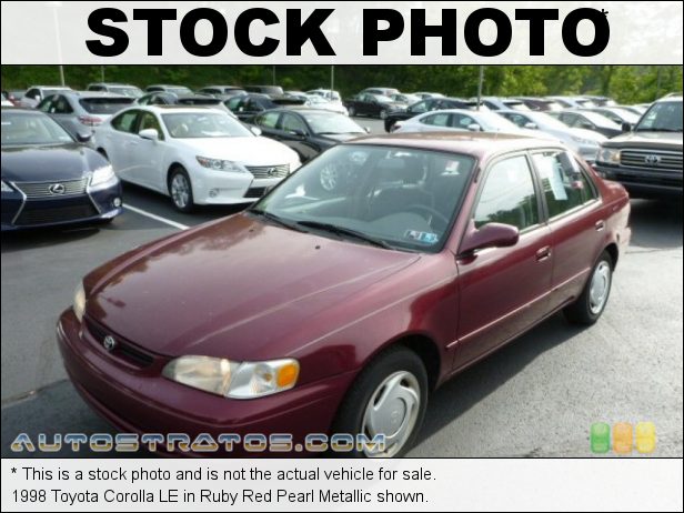 Stock photo for this 2002 Toyota Corolla LE 1.8 Liter DOHC 16-Valve 4 Cylinder 4 Speed Automatic