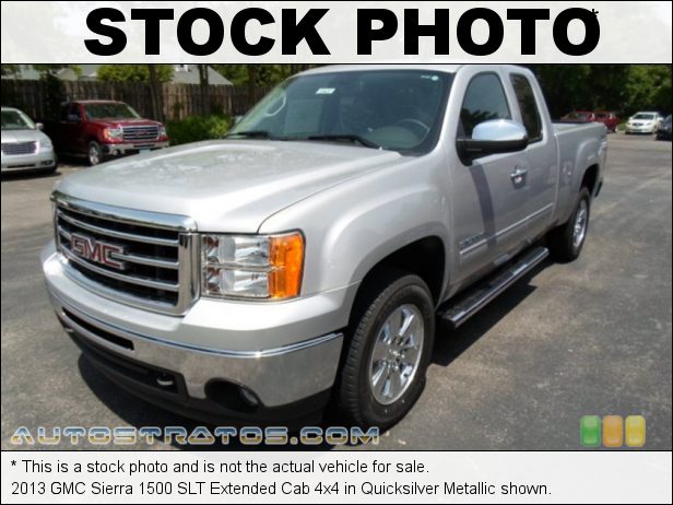 Stock photo for this 2013 GMC Sierra 1500 Extended Cab 4x4 5.3 Liter Flex-Fuel OHV 16-Valve VVT Vortec V8 6 Speed Automatic