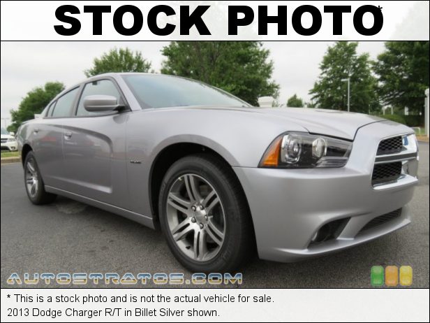 Stock photo for this 2013 Dodge Charger R/T 5.7 Liter HEMI OHV 16-Valve VVT V8 5 Speed Automatic