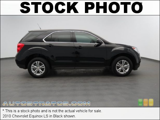 Stock photo for this 2010 Chevrolet Equinox LS 2.4 Liter DOHC 16-Valve VVT 4 Cylinder 6 Speed Automatic