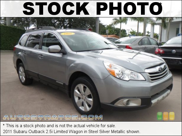 Stock photo for this 2011 Subaru Outback 2.5i Limited Wagon 2.5 Liter SOHC 16-Valve VVT Flat 4 Cylinder Lineartronic CVT Automatic