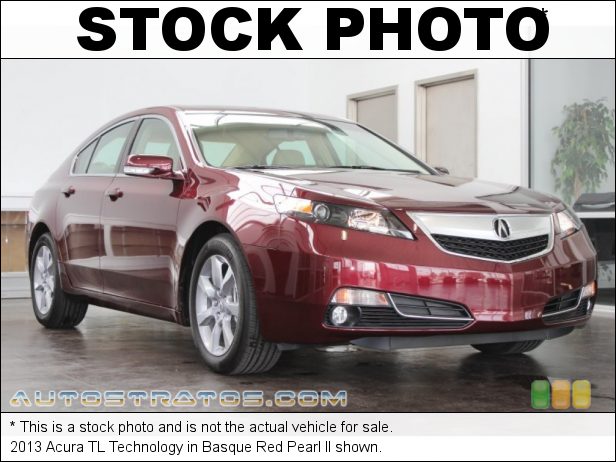 Stock photo for this 2013 Acura TL Technology 3.5 Liter SOHC 24-Valve VTEC V6 6 Speed Seqential SportShift Automatic