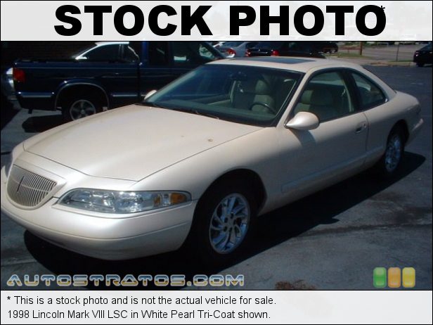 Stock photo for this 1998 Lincoln Mark VIII LSC 4.6 Liter DOHC 32-Valve V8 4 Speed Automatic