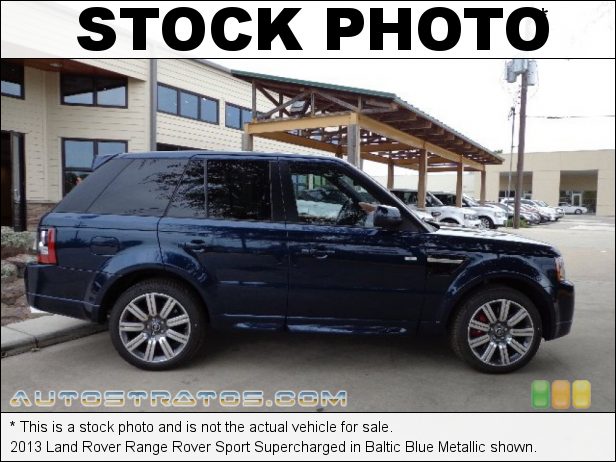 Stock photo for this 2013 Land Rover Range Rover Sport Supercharged 5.0 Liter Supercharged GDI DOHC 32-Valve DIVCT V8 6 Speed CommandShift Automatic